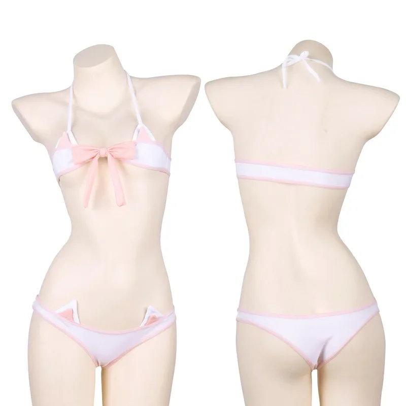 Lolita Anime Pink Bow Mini Bik - đánh giá và giá Bandage