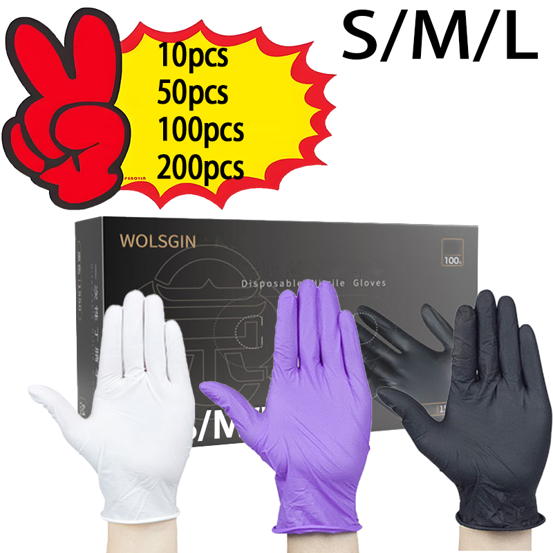 10/50/100/200pcs disposable ni - đánh giá và giá Medical Gloves