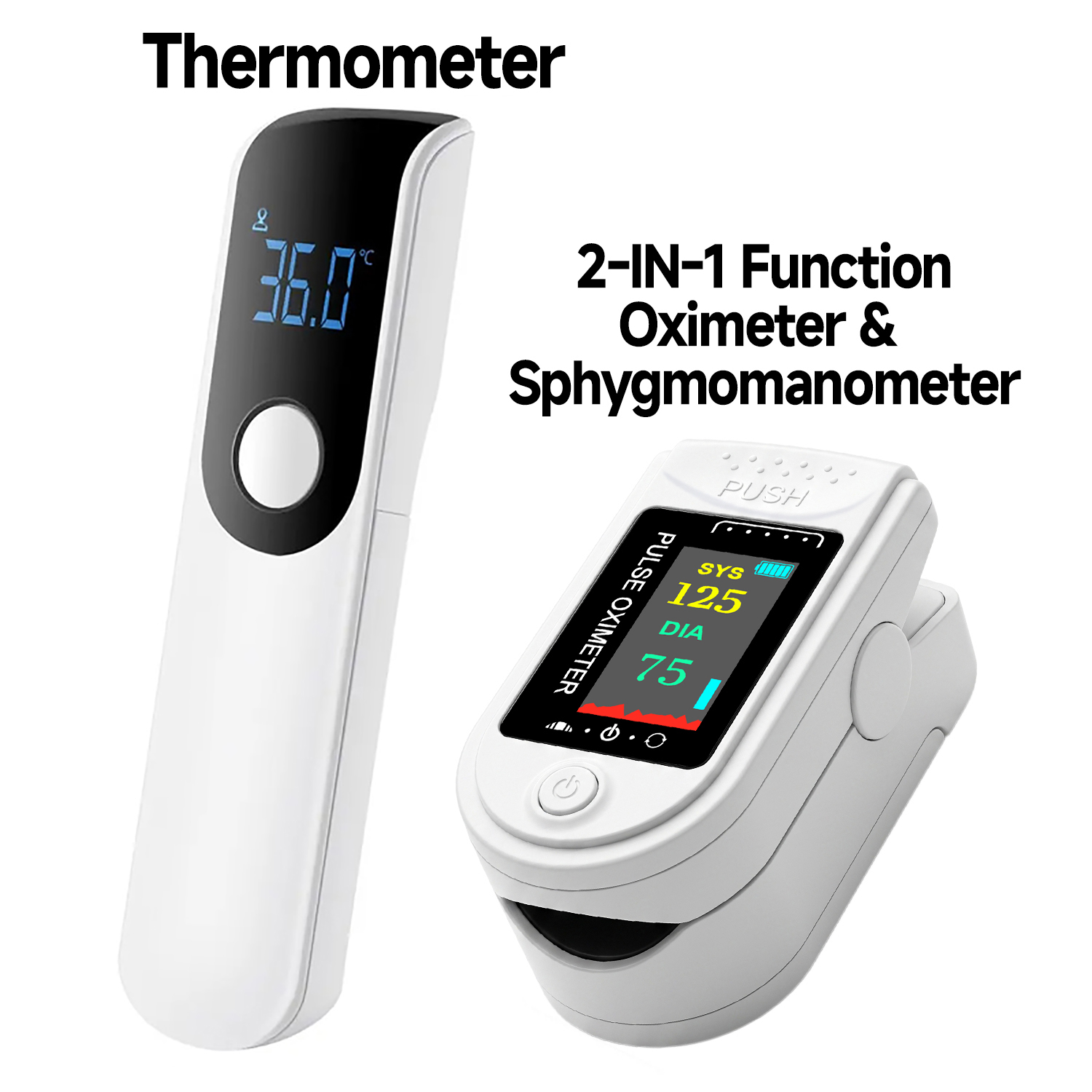 Mini Thermometer Medical Body  - đánh giá và giá Pulse Oximeter