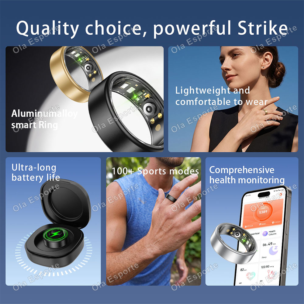 Ola Esporte Smart Ring Men Wom - đánh giá và giá Blood Pressure Monitor