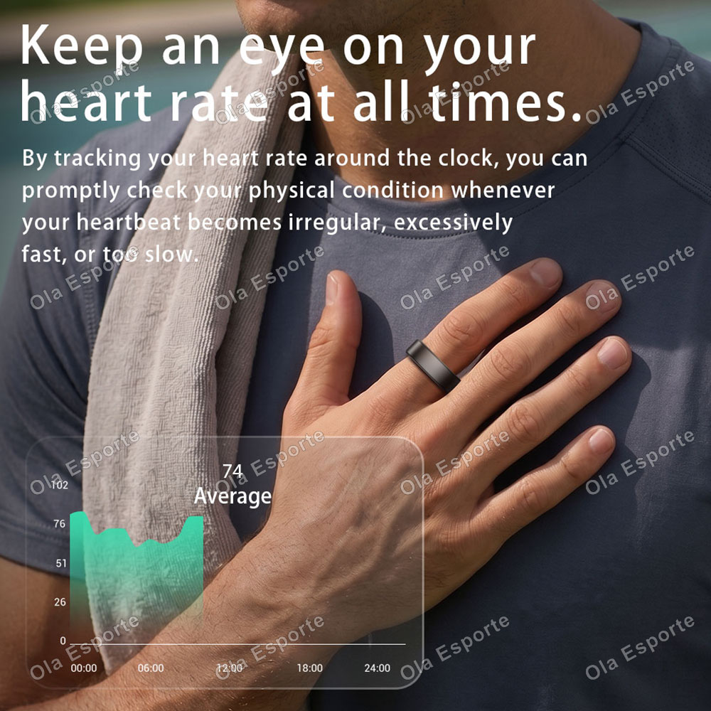 Ola Esporte Smart Ring Men Wom - đánh giá và giá Blood Pressure Monitor